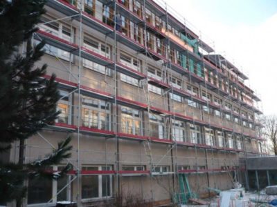 Nástavba školy Jablonné nad Orlicí Lešení Vanko
